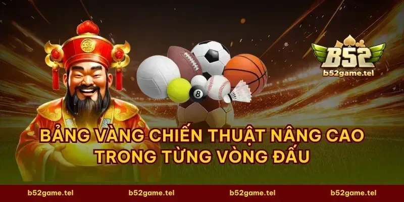 Bảng vàng chiến thuật nâng cao trong từng vòng đấu